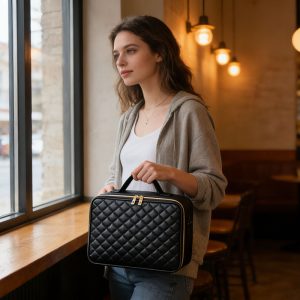 GZM Makeup Bag with Led Mirror 10/12/15inch