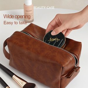 HZB tolietry bag PU material