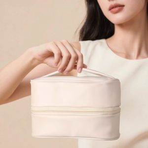 HZB-2 Pu Large-capacity Makeup Bag Beauty Travel Toiletry Bag