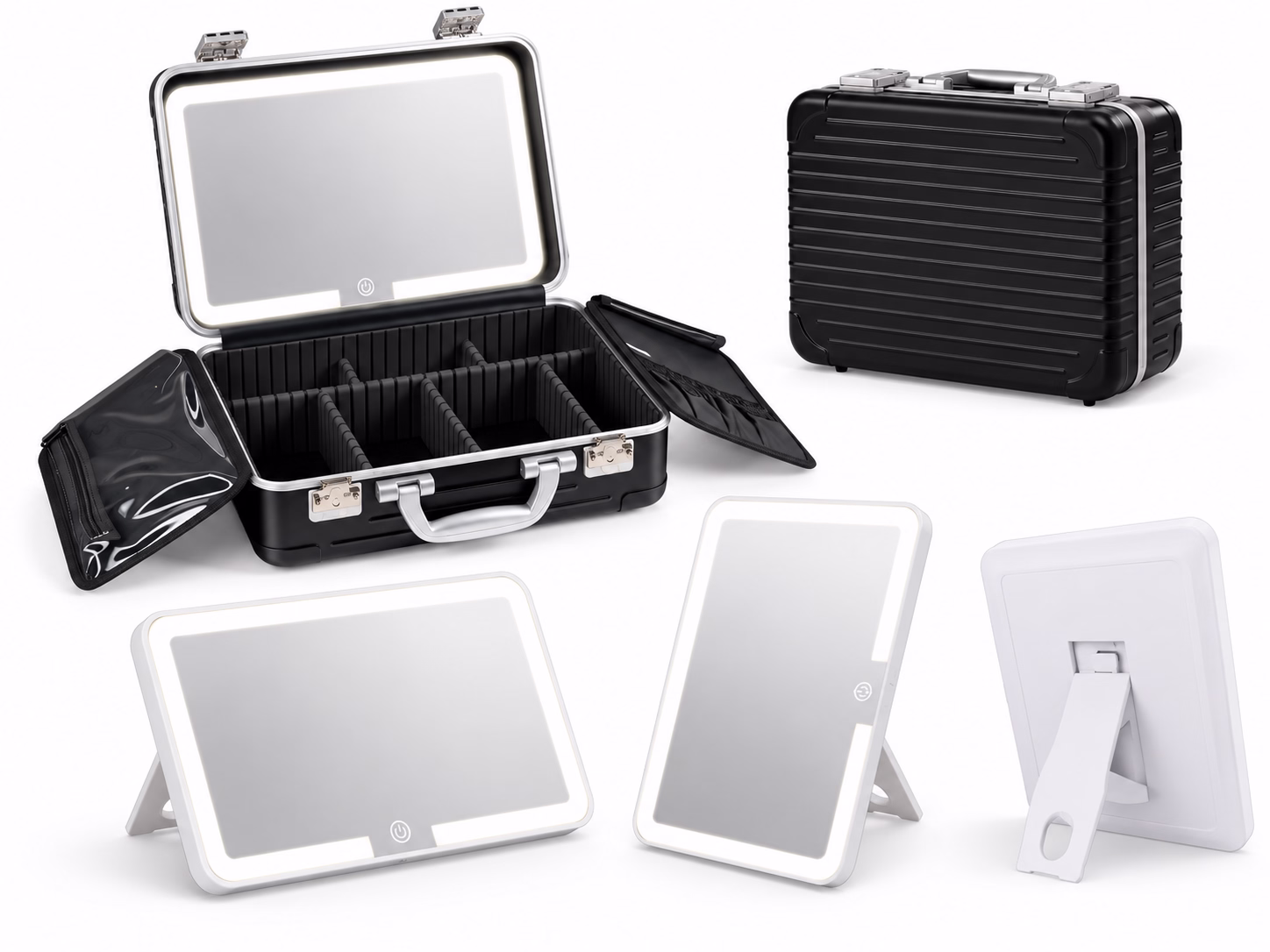 4029A removable LED mirror positioned separately from the case with its rear support extended