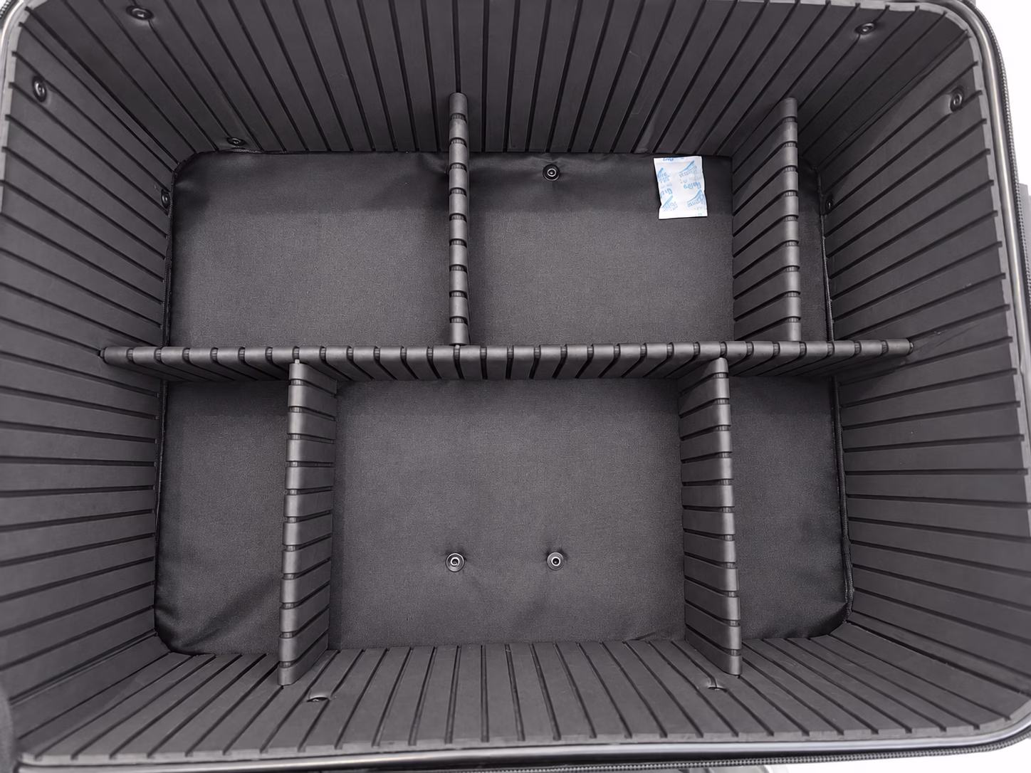 4229 lower storage area with EVA dividers after removing the four boxes and support platform